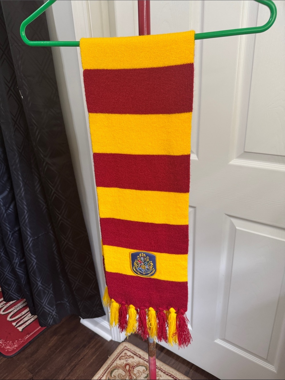 Gryffindor Stripe Knit Scarf in Red and Yellow